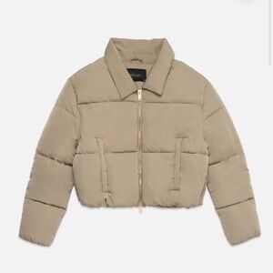 NWT Deluc Women's Puffer Jacket in Mink